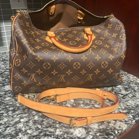 Louis Vuitton Monogram speedy bandoulier 35 full inclusion - Picture 16 of 16